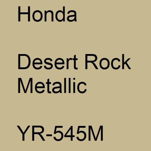 Honda, Desert Rock Metallic, YR-545M.